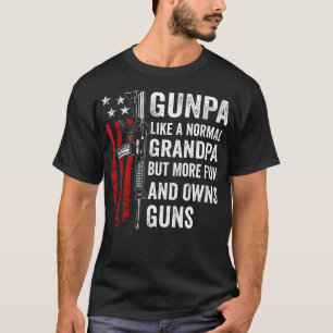 T-shirt Gunpa Comme Un Grand-Père Normal Mais Plus Amusant
