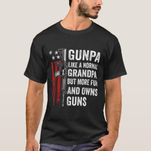 T-shirt Gunpa Comme Un Grand-Père Normal Mais Plus Amusant