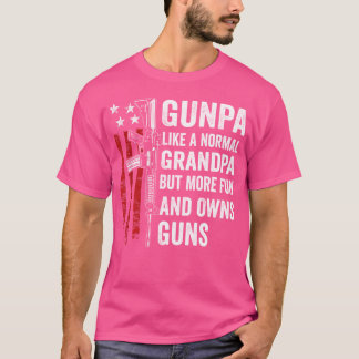 T-shirt Gunpa Comme Un Grand-Père Normal Mais Plus Amusant