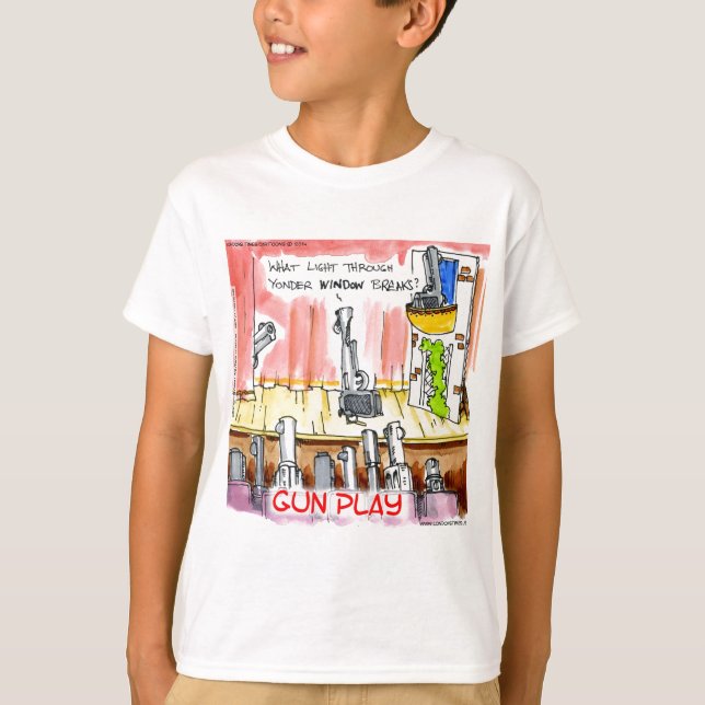 T-shirt GunPlay Dessin Animé Drôle (Devant)