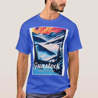 T-shirt Gunstock ski New Hampshire