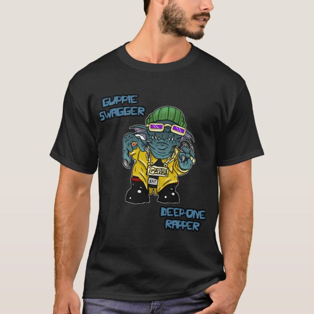 T-shirt Guppie Swagger Deep One Rappeur (Devant)