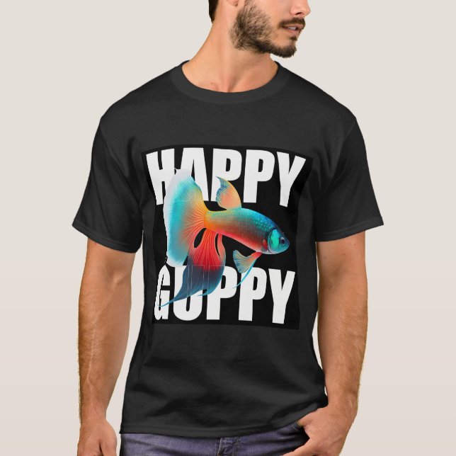 T-shirt Guppy d'eau douce (Devant)