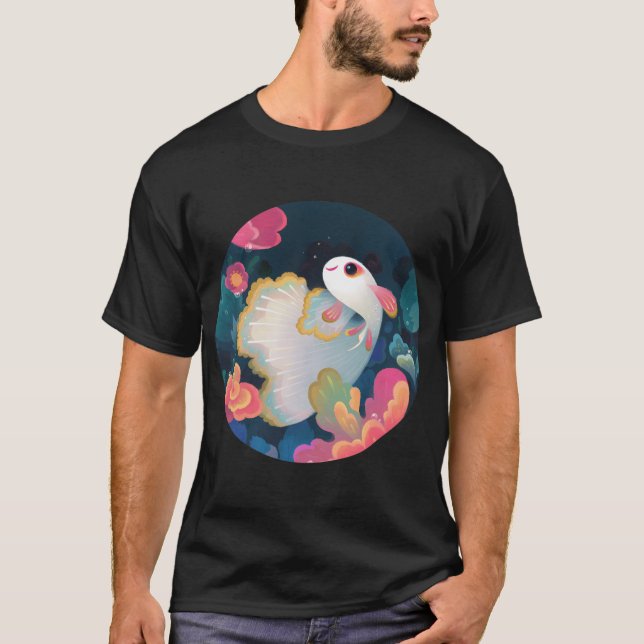 T-shirt Guppy fleur (Devant)