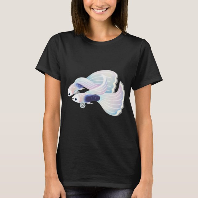 T-shirt Guppy smoking blanc (Devant)