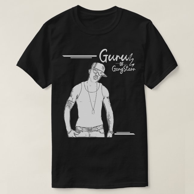 T-shirt Guru de Gang Starr (Design devant)