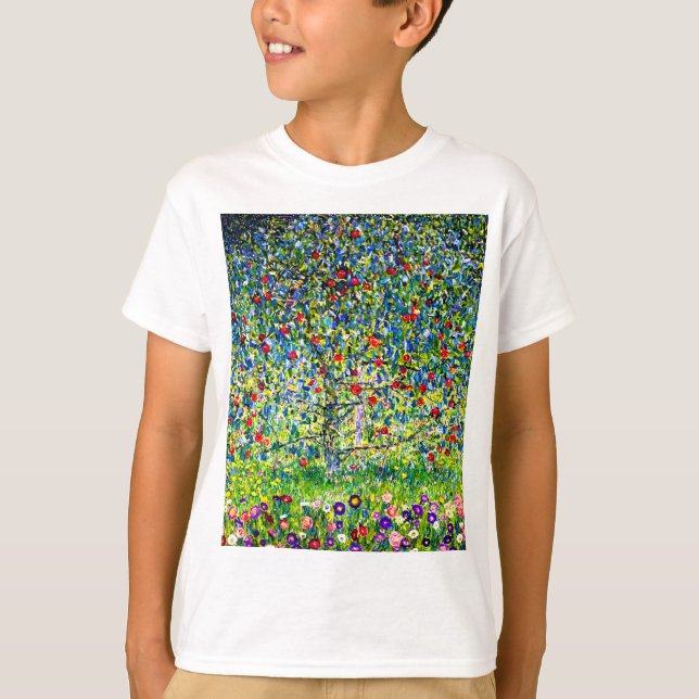 T-shirt Gustav Klimt Arbre de pommier (Devant)