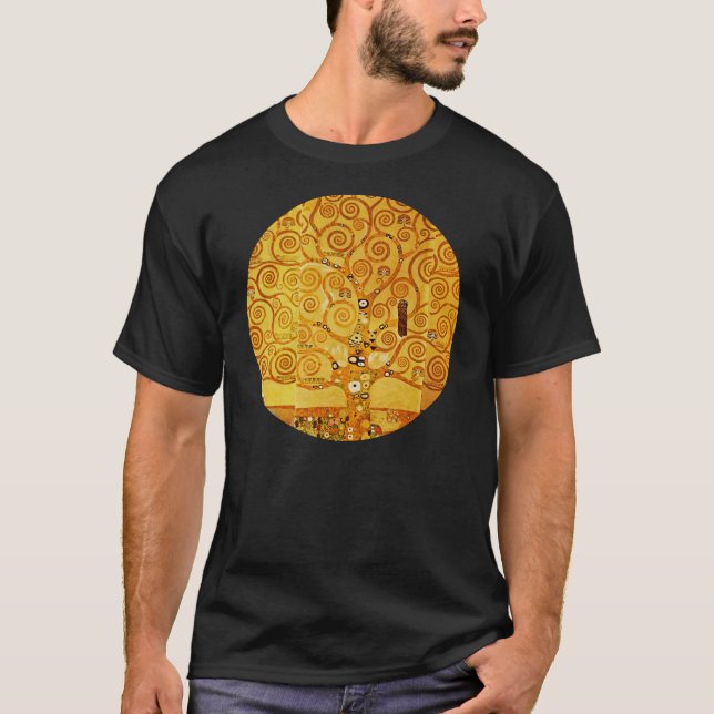 T-shirt Gustav Klimt Arbre de Vie : Symboliste Art Nouveau (Devant)