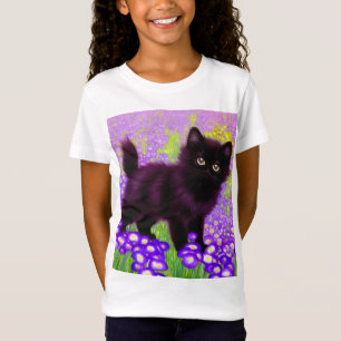 T-Shirt Gustav Klimt Black Kitten