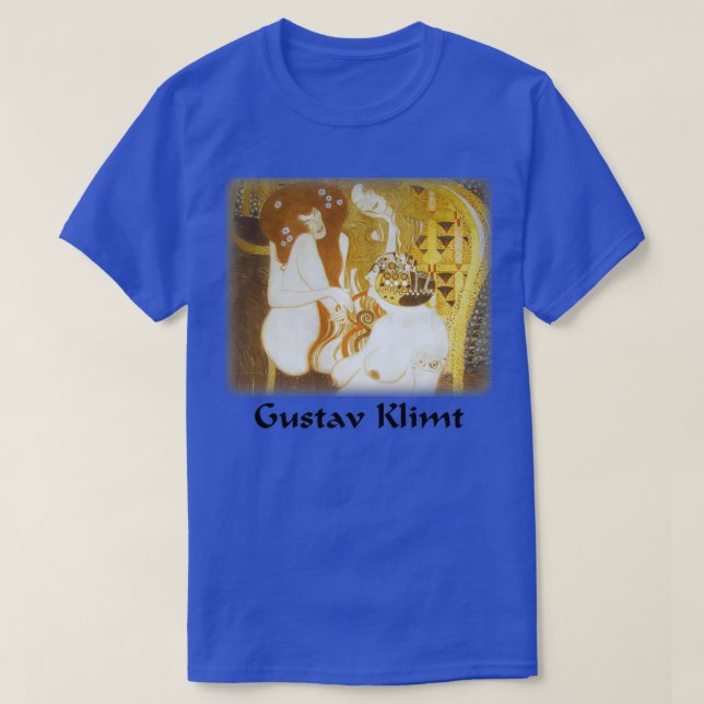 T-shirt Gustav Klimt Debauchery Unchasteté et excès (Design devant)