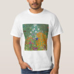 T-shirt Gustav Klimt - Jardin des fleurs<br><div class="desc">Jardin aux fleurs - Gustav Klimt en 1905-1907</div>