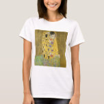 T-shirt Gustav Klimt Le Baiser<br><div class="desc">Une des images les plus emblématiques de Gustav Klimt ; Le Baiser.</div>