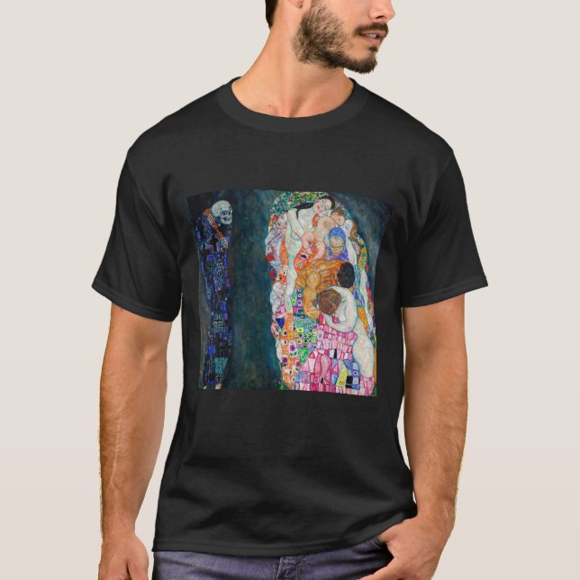 T-shirt Gustav Klimt - Mort et vie (Devant)