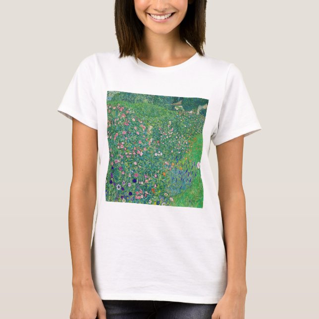 T-shirt Gustav Klimt - Paysage du jardin italien (Devant)