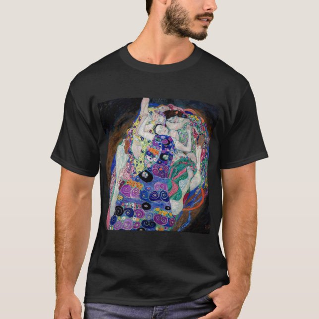 T-shirt Gustav Klimt Peindre La Vierge (Devant)