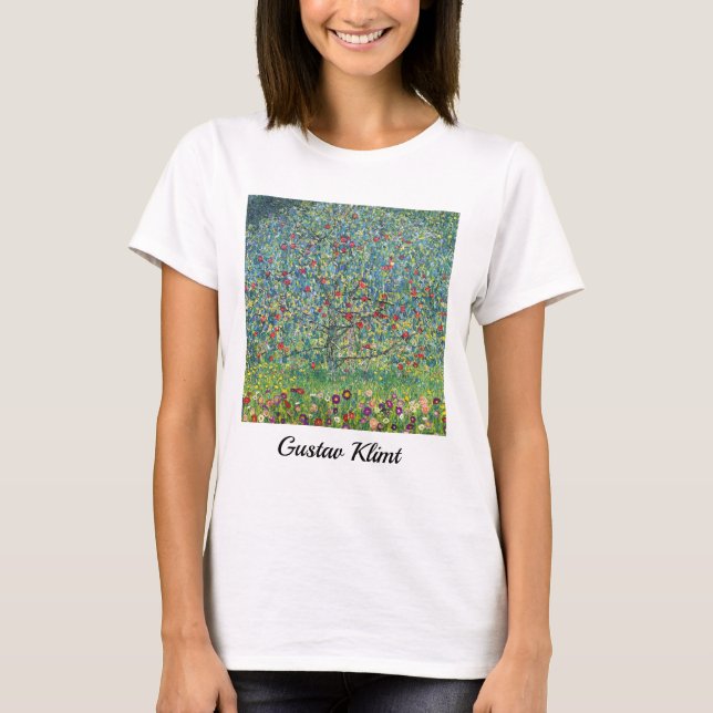 T-shirt Gustav Klimt - Pommier (Devant)