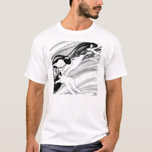 T-shirt Gustav Klimt - Sang de poisson Art surréaliste jap