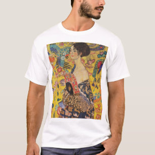 T-shirt Gustav Klimt - Une Dame Avec Un Ventilateur