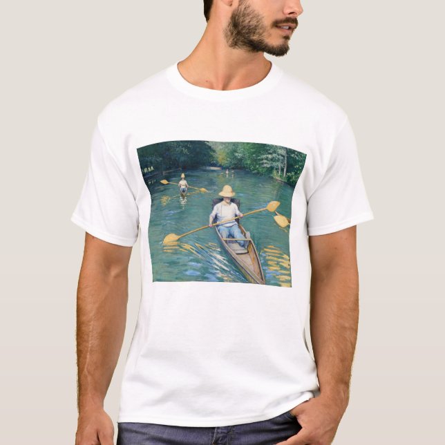 T-shirt Gustave Caillebotte - Esquifs sur l'Yerres (Devant)