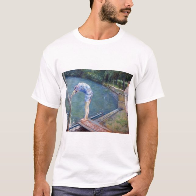 T-shirt Gustave Caillebotte - Le Bather / Le Plongeur (Devant)