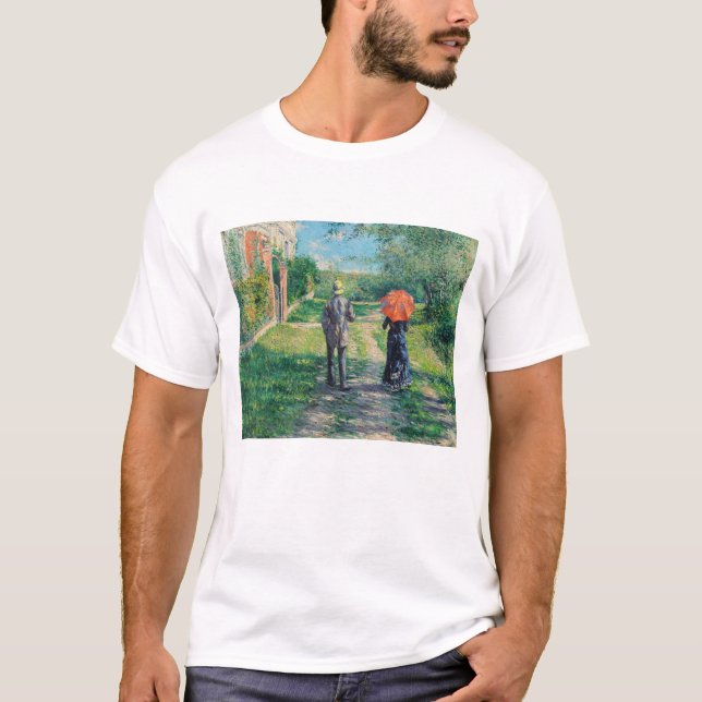 T-shirt Gustave Caillebotte - Le Chemin montant (Devant)