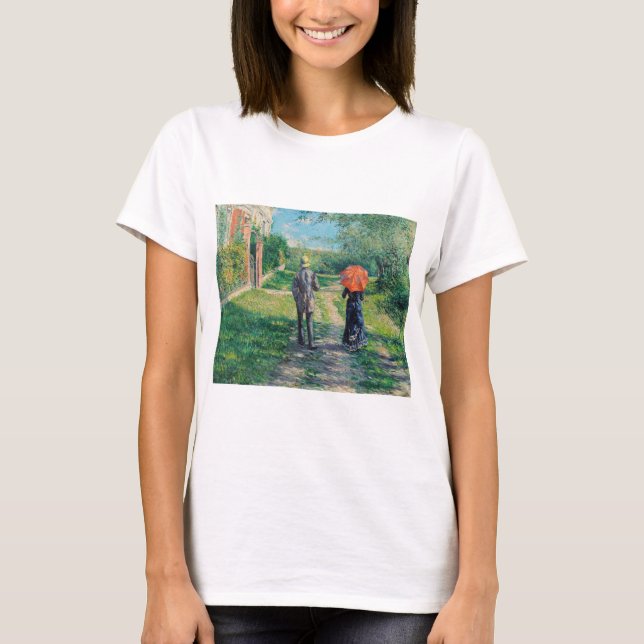T-shirt Gustave Caillebotte - Le Chemin montant (Devant)