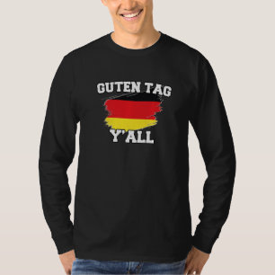 T-shirt Guten Tag you all Allemagne idée bon jour allemand