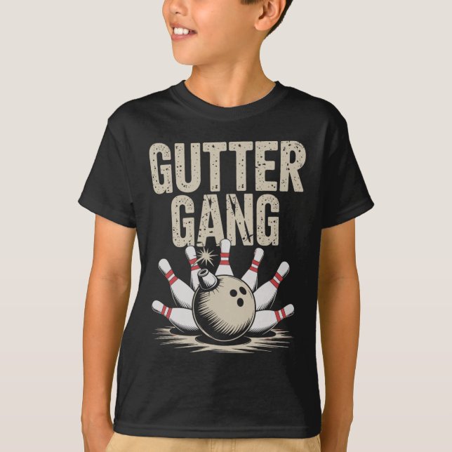 T-shirt Gutter Gang Bowling 1  (Devant)
