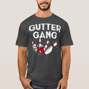 T-shirt Gutter Gang Funny Bowling T