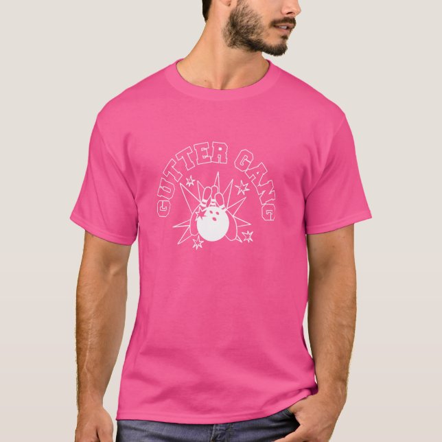 T-shirt Gutter Gang Funny Bowling Team Club Coach Bowler H (Devant)