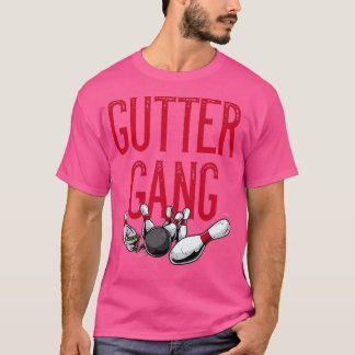 T-shirt Gutter Gang Funny Famille Ou Coed Bowling Nom De L