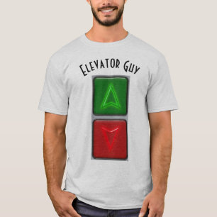 T-shirt Guy de l'ascenseur Boutons indicateurs