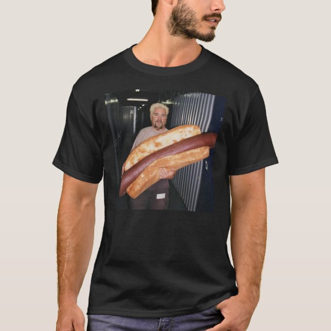 T-shirt Guy Fieri Et Sa Wieney (Devant)