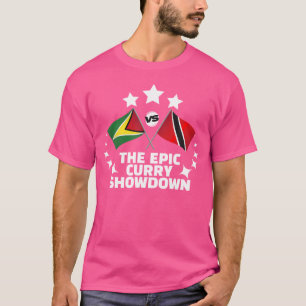 T-shirt Guyana contre Trinité Le concours de curry épique