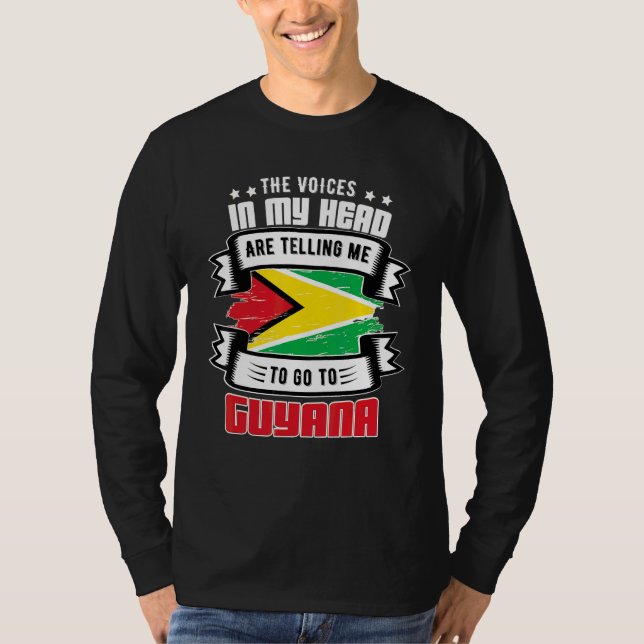 T-shirt Guyana Dans Ma Tête (Devant)
