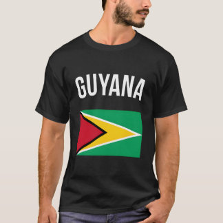 T-shirt Guyana Flag Guyanese Guyana