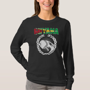 T-shirt Guyana Ping Pong Équipe de Tennis de Table Guyani