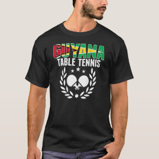 T-shirt Guyana Ping Pong   Guyanese Table Tennis Team Supp