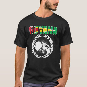 T-shirt Guyana Table Tennis Guyane Ping Pong Team Suppo