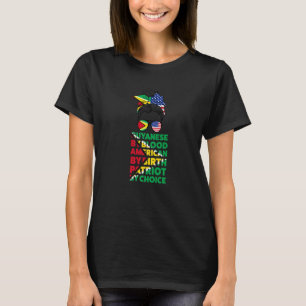 T-shirt Guyanais Par Sang Amfricain Par Naissance Guyane G