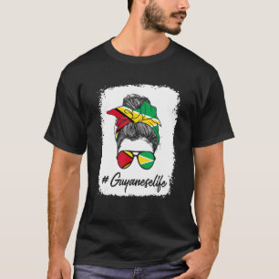 T-shirt Guyaneselife Guyane Guyane Drapeau 1