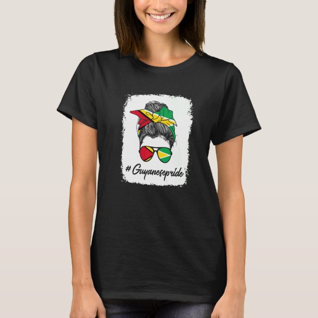 T-shirt Guyanesepride Guyane Drapeau Guyanais (Devant)