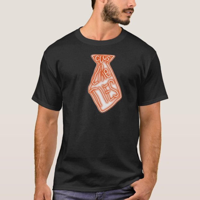 T-shirt Guys Like Ties (Devant)