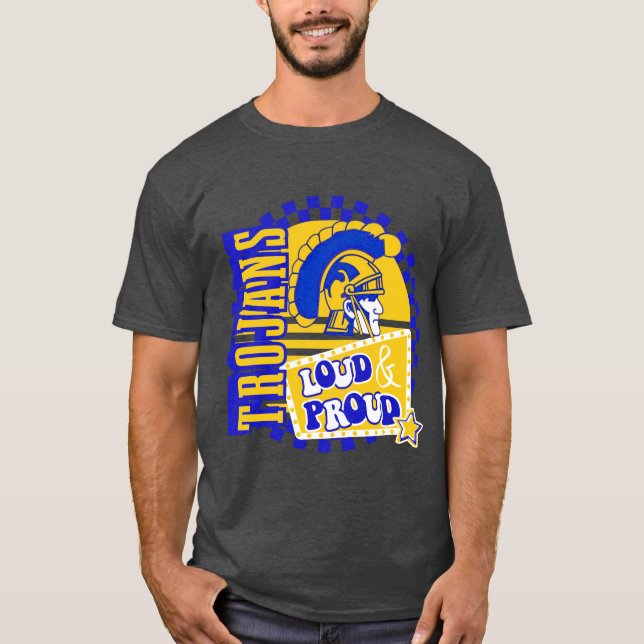 T-shirt G'ville Trojan Football Spirit wear (Devant)