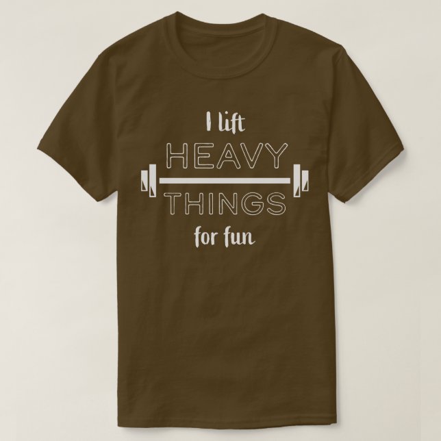 T-shirt Gym Barbell (Design devant)