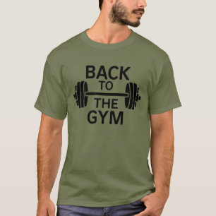 T-shirt Gym Barbell
