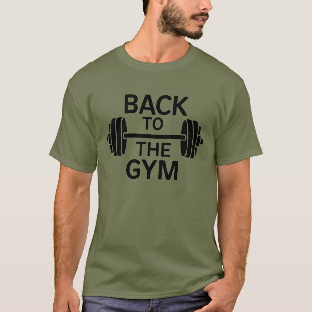 T-shirt Gym Barbell (Devant)