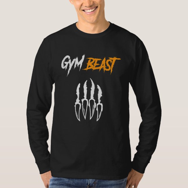 T-shirt Gym Beast Bodybuilding Poids Levant (Devant)