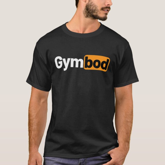 T-shirt GYM BOD Exercice Santé Fitness Exercice Personnel  (Devant)