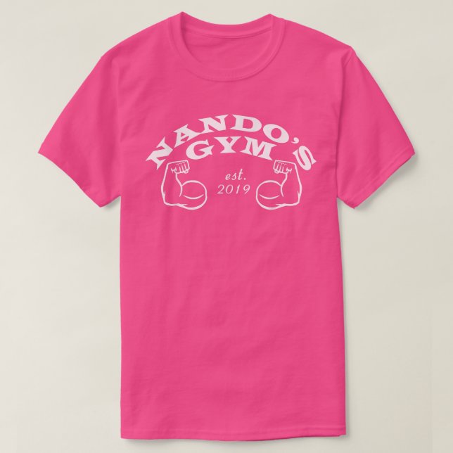 T-SHIRT GYM DE NANDO - NG001 (Design devant)